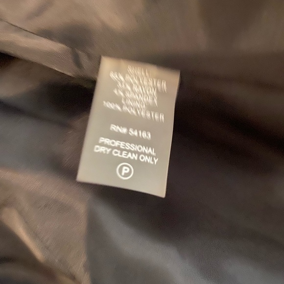 Calvin Klein classic fit blazer black office size 10 slight stretch professional - Picture 5 of 7